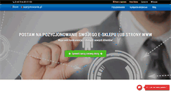 Desktop Screenshot of pozycjonowanie.sstore.pl
